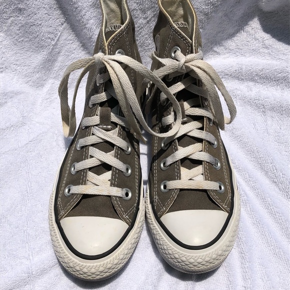 Converse Shoes - Grey high tops